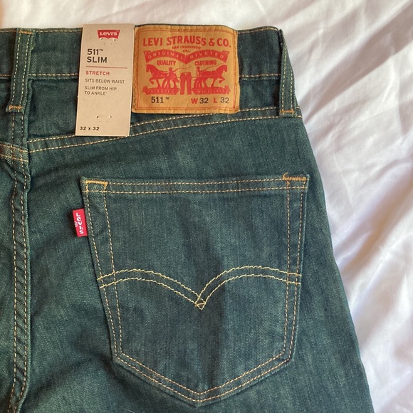 Men’s 511 Slim Levi’s Jeans W 32, L 32 - Picture 5 of 7